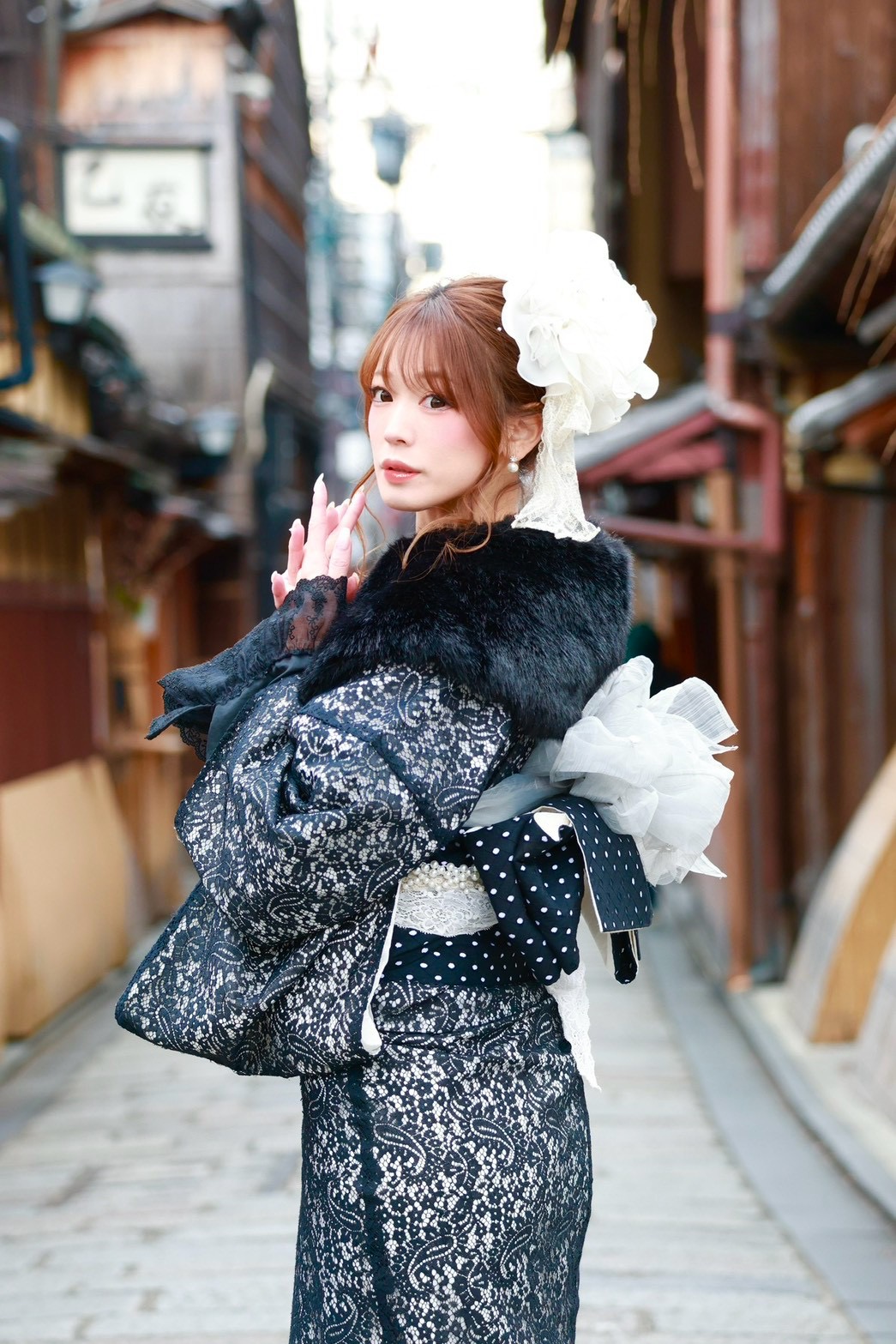 西澤未希のプロフィール写真(着物姿)